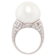 Ella Gafter 18mm Perlen-Diamant-Cocktailring