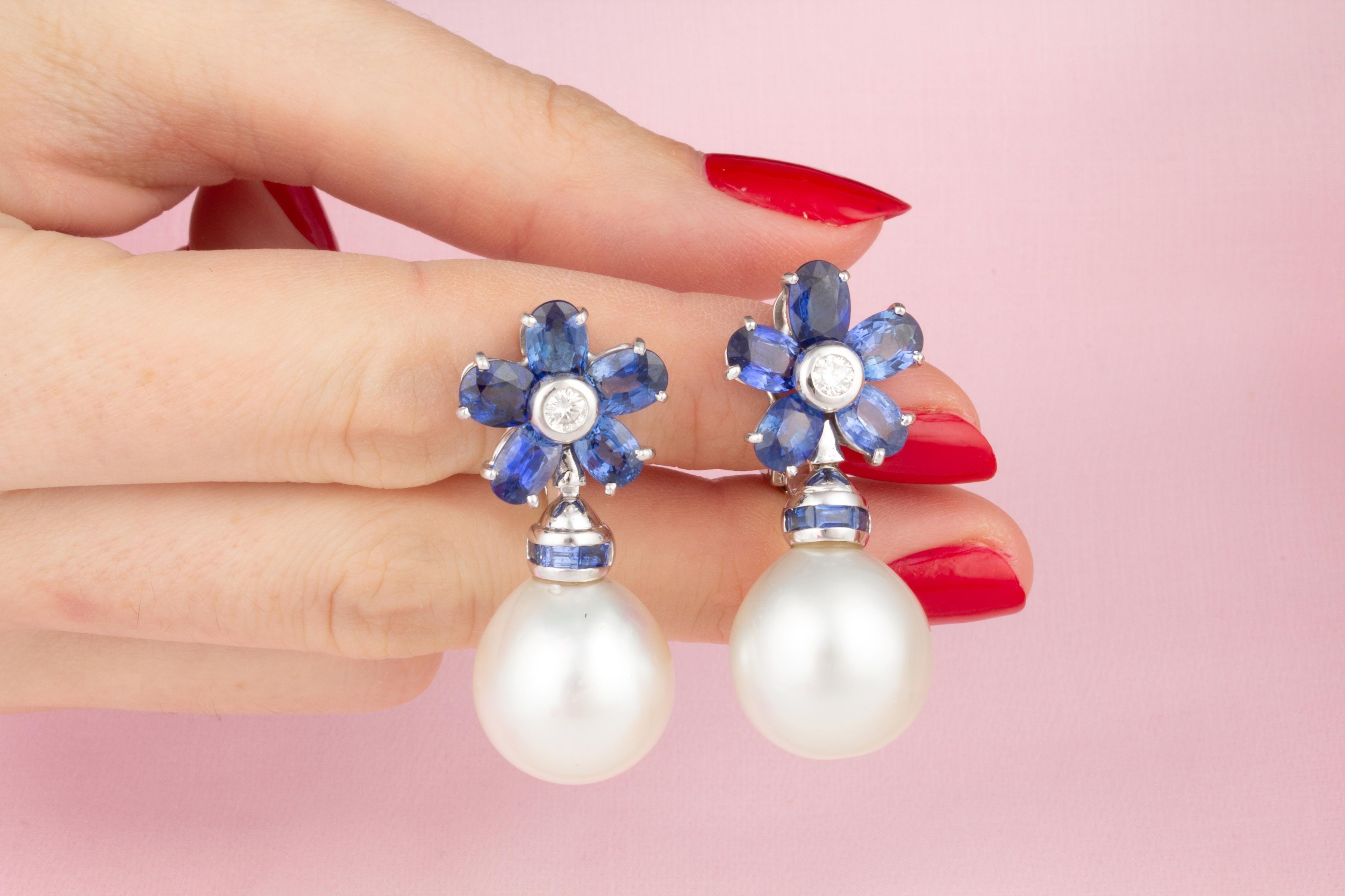 earrings flower design