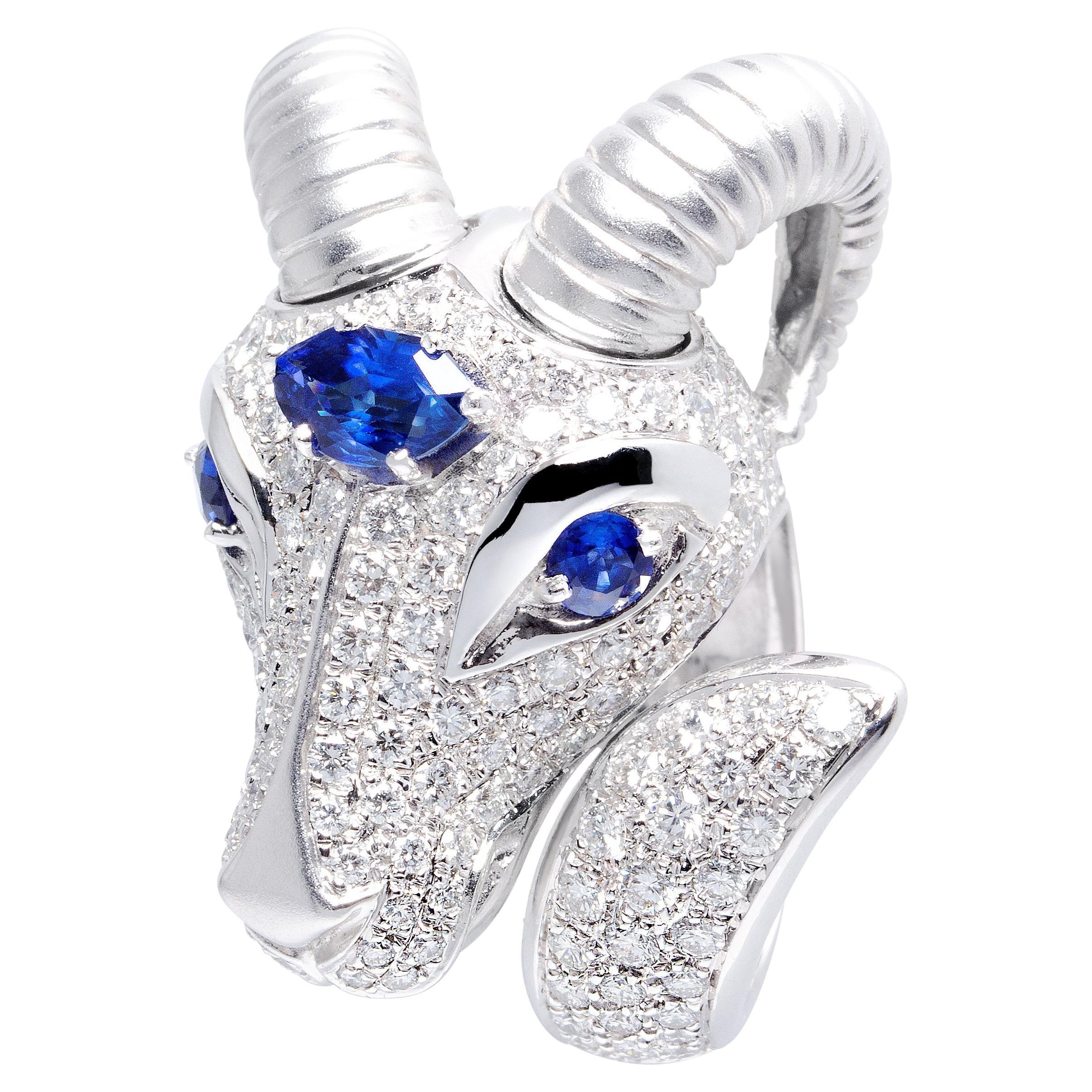 Ella Gafter Capricorn Diamond Zodiac Ring
