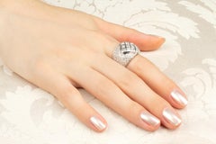 Princess Cut Diamond Cocktail Ring Design by Ella Gafter