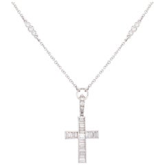 Ella Gafter Diamant-Kreuz-Anhänger-Halskette