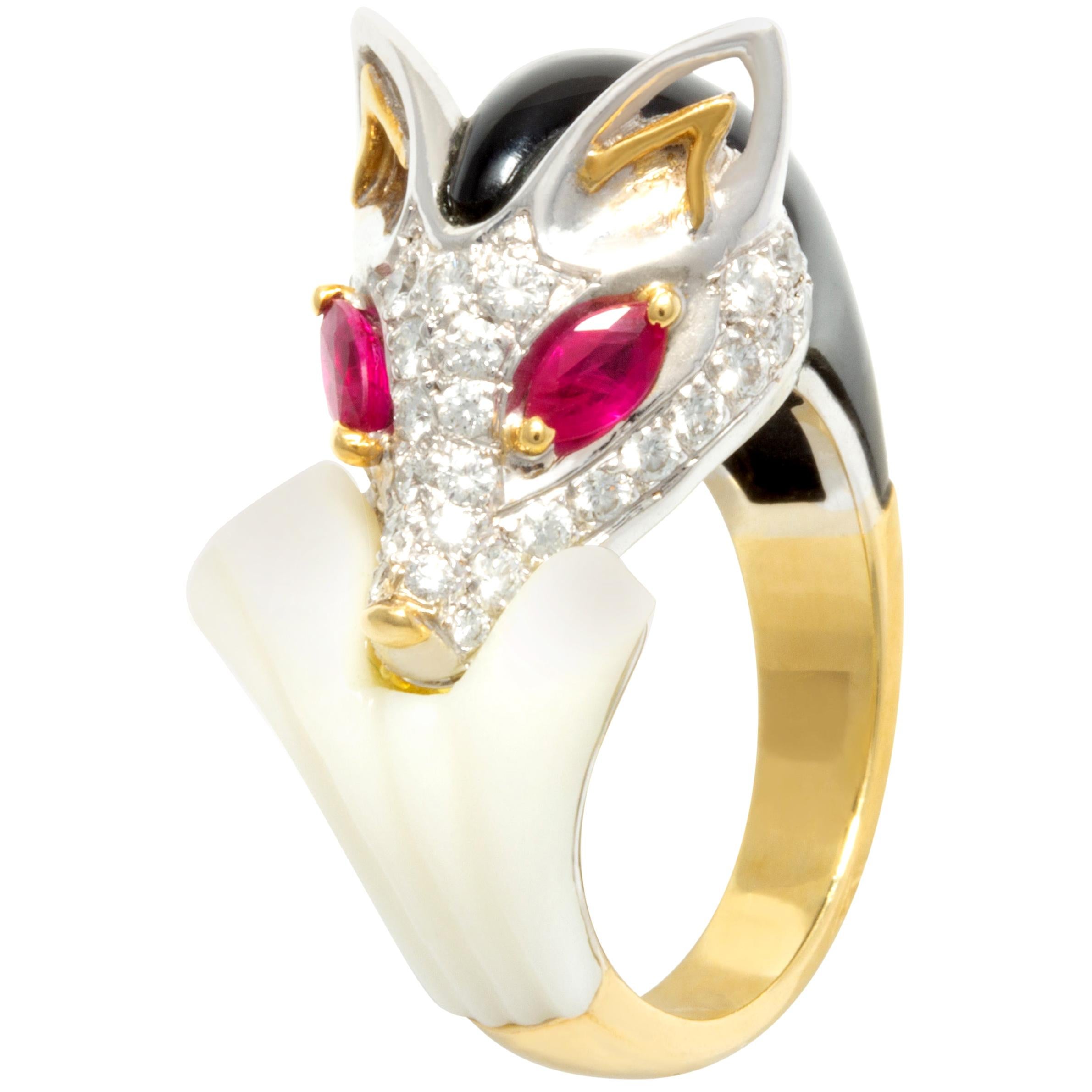 Ella Gafter Fox Ring  For Sale