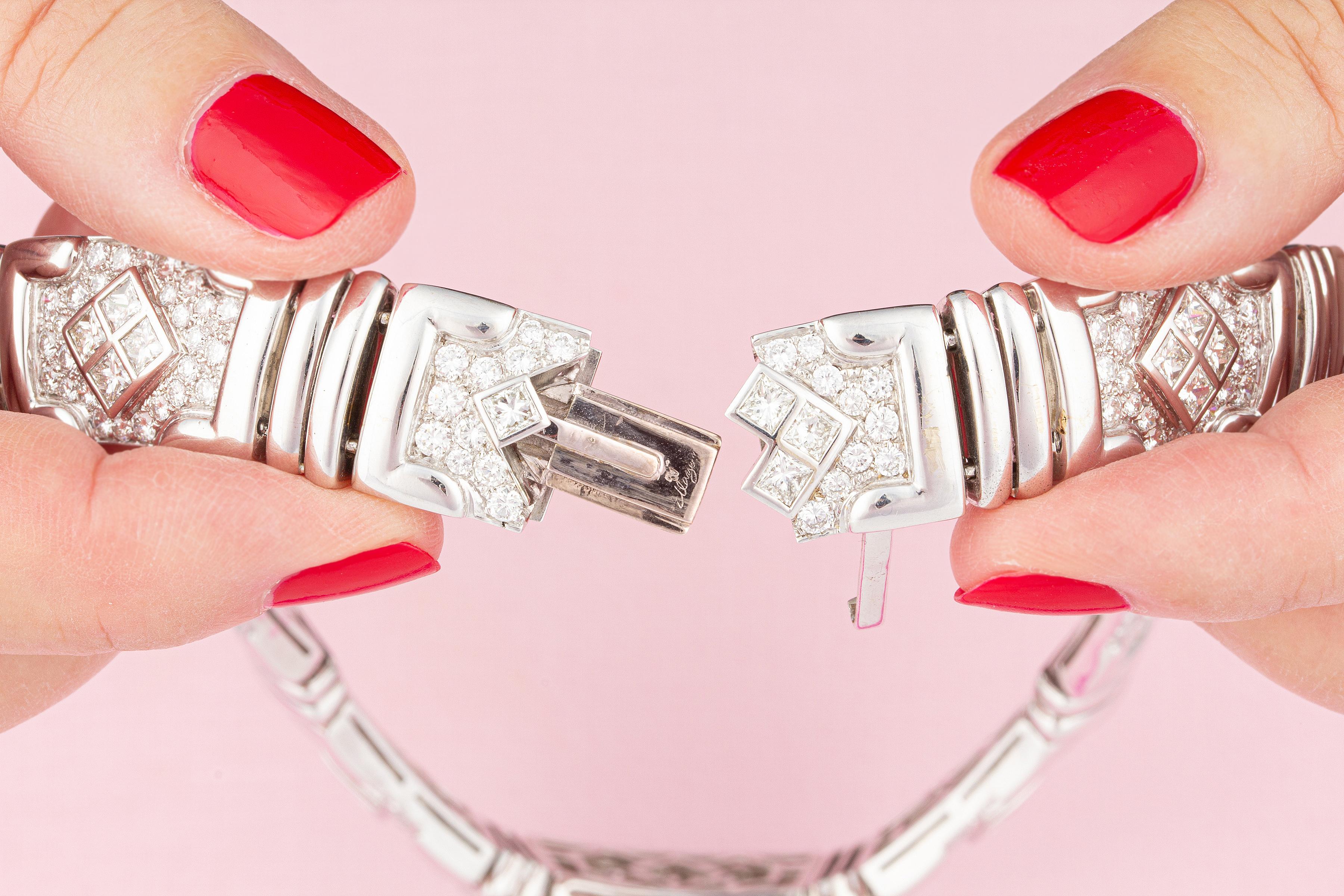 Diamond Necklace Choker Design by Ella Gafter For Sale 5