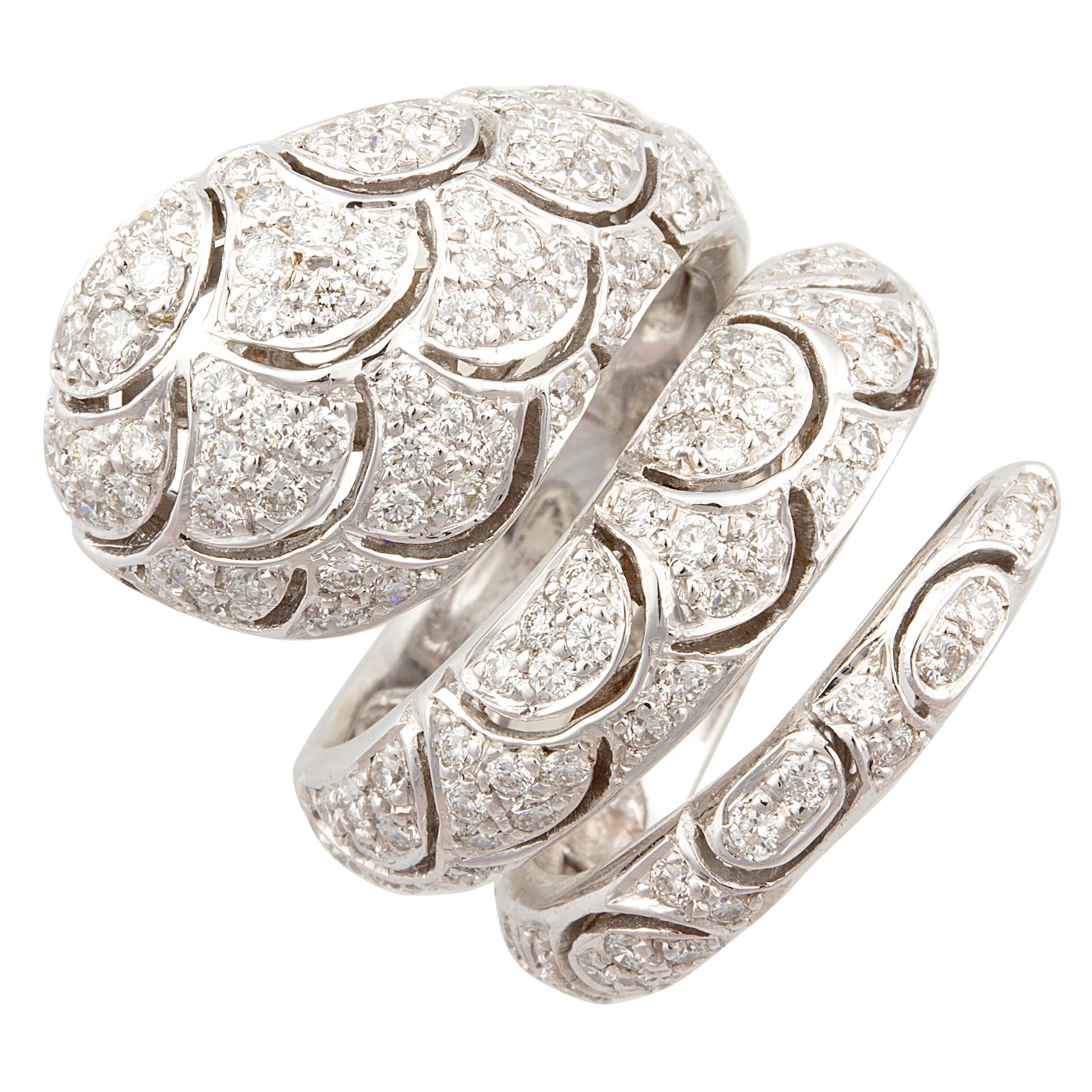 Ella Gafter Snake Diamond Ring