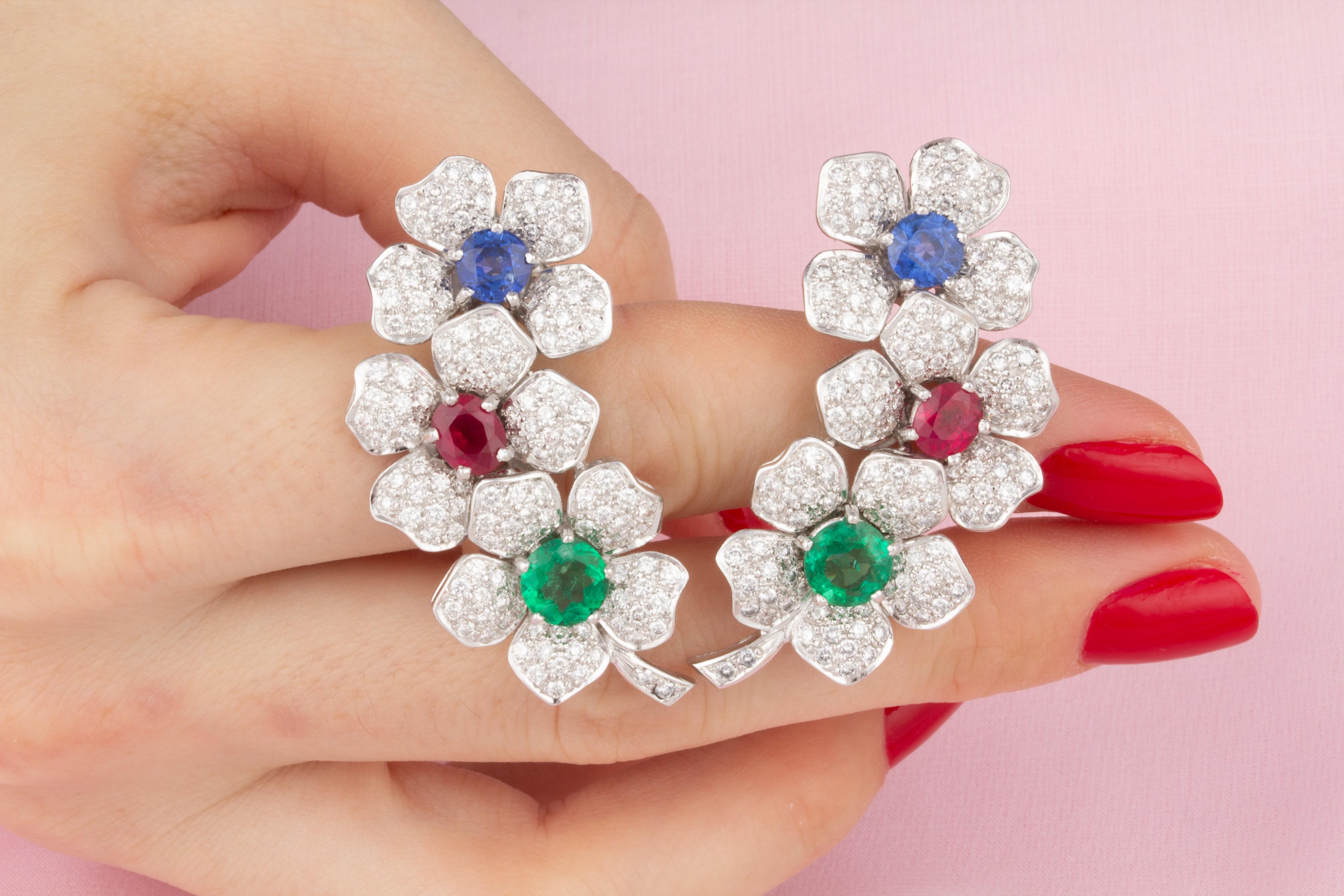 Men's Ella Gafter Diamond Color Earcuff Earrings