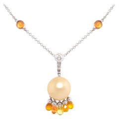 Ella Gafter Golden Pearl Necklace