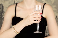 Goldenes Perlen- und Diamantarmband entworfen von Ella Gafter