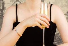 Herzförmiges Rubin-Diamant-Armband entworfen von Ella Gafter