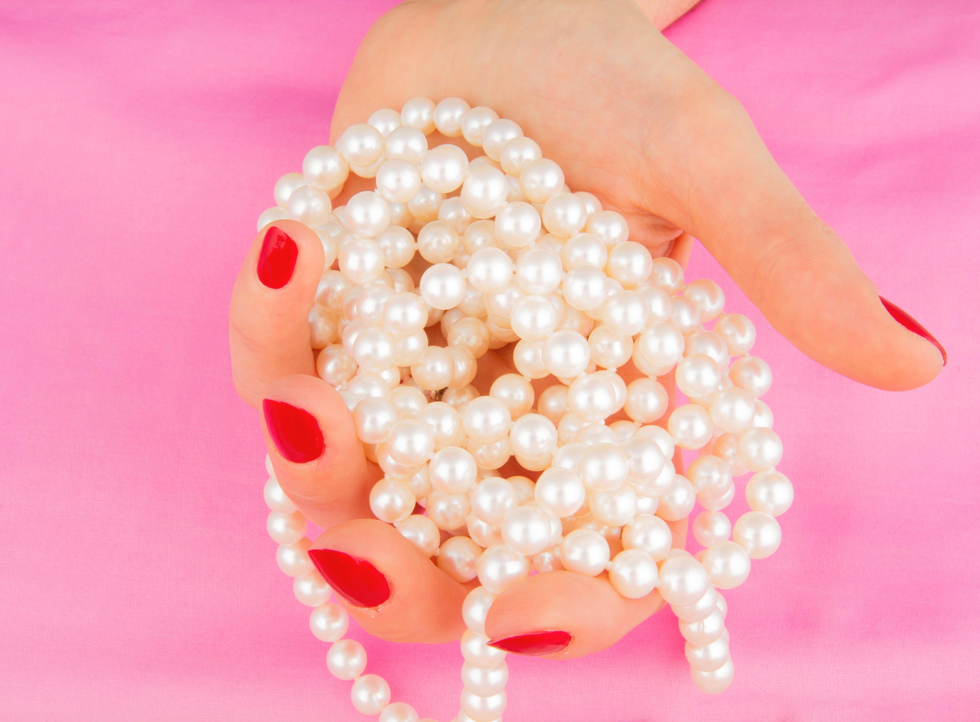 Ella Gafter Japanische Perlenkette im Angebot 1