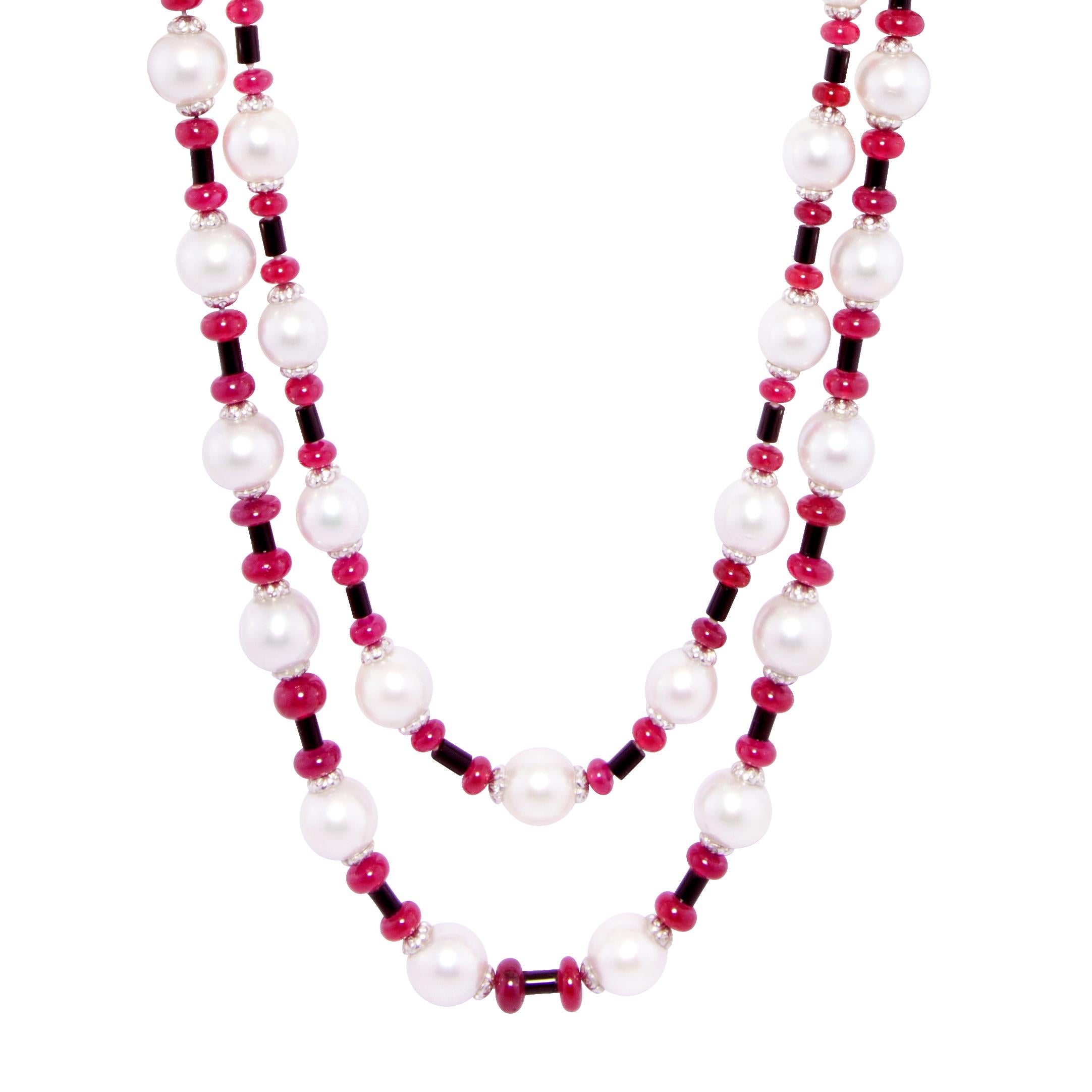 matinee length necklace