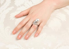 South Sea Pearl and Diamond Cocktail Ring Cornucopia Design by Ella Gafter