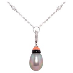 Ella Gafter Pearl Pendant Necklace