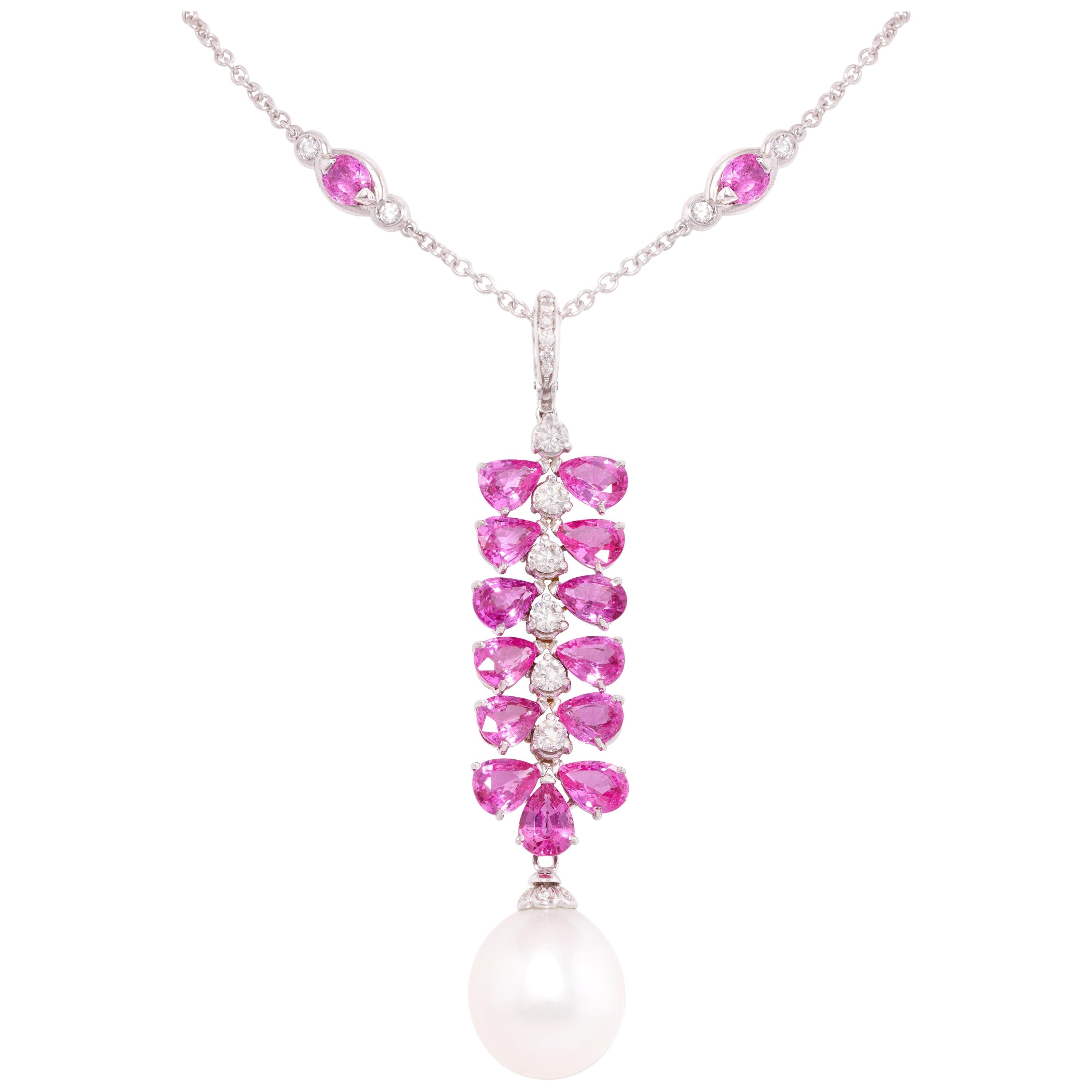 Louis Vuitton Limited Edition Pink Sapphire Necklace at 1stDibs louis