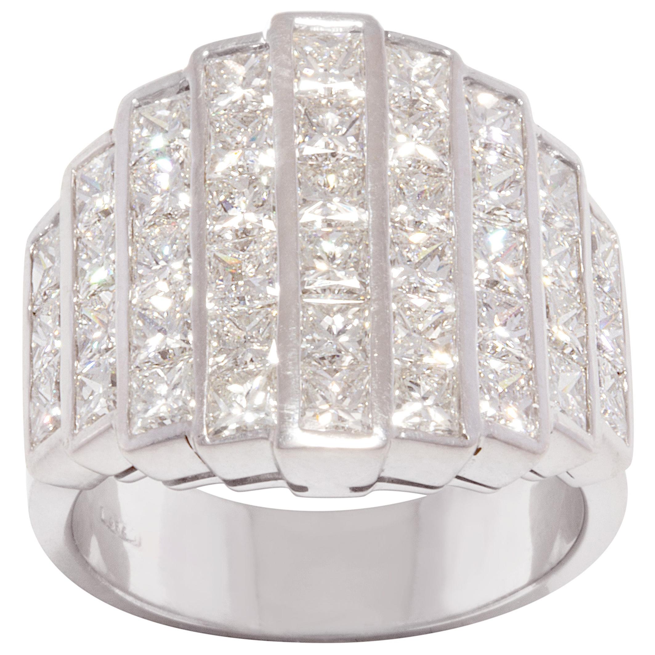 Ella Gafter Princess Cut Diamond Band