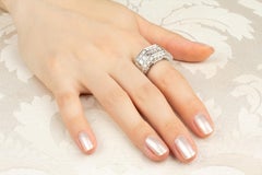 Princess Cut Diamond Cocktail Ring Design by Ella Gafter