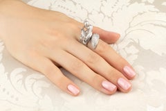 Sagittarius Zodiac Cocktail Ring with Diamonds Design by Ella Gafter