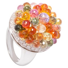 Ella Gafter Sapphire Diamond Tutti Frutti Ring