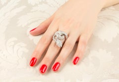 Bague serpent en or blanc design Ella Gafter