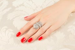 Bague serpent en or blanc design Ella Gafter