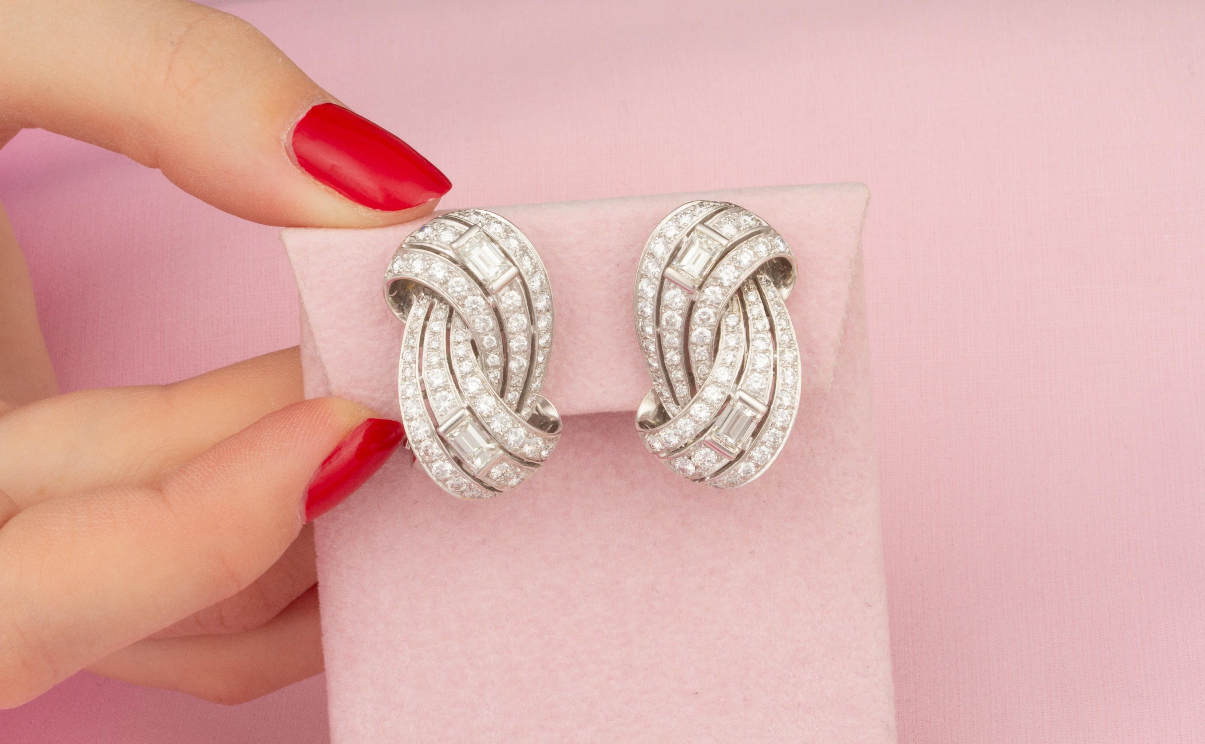 Ella Gafter 16mm South Sea Pearl Diamond Drop Earrings For Sale 3