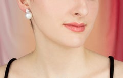 South Sea Pearl 15.5mm Clip-On Earrings Design by Ella Gafter