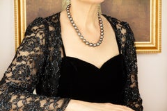 Tahitian Black Pearl Necklace Choker Design by Ella Gafter