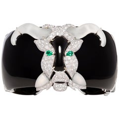 Ella Gafter Taurus Zodiac Diamond Cuff Bracelet 