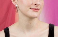 Orecchini a clip con perle dei mari del sud e diamanti da 14 mm Design/One di Ella Gafter
