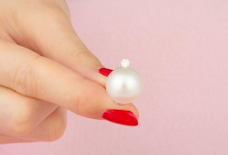 Sterling Silver 11mm Paspaley South Sea Pearl Clip-On Stud Earrings – LSJ
