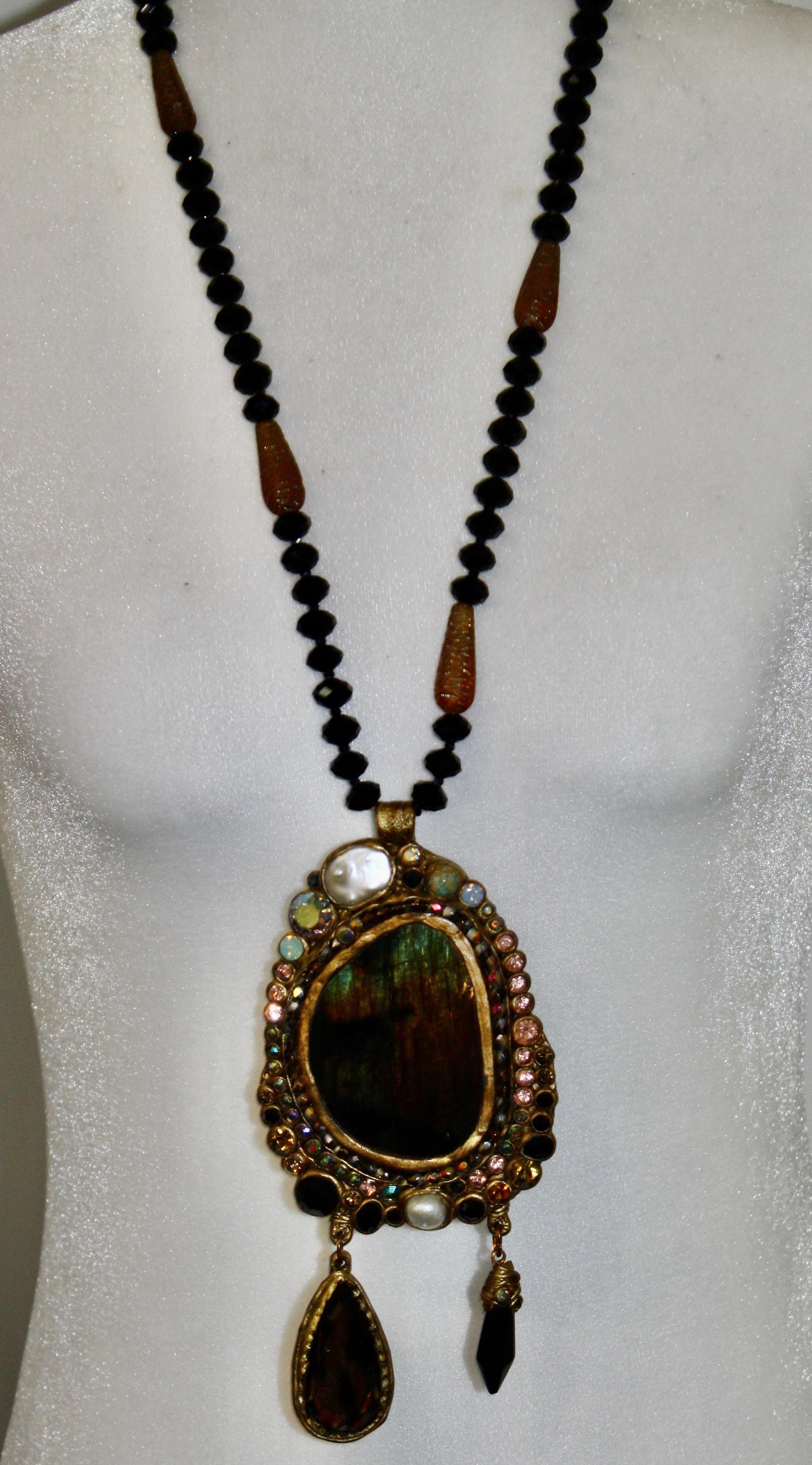 Women's Ella K Labradorite pendant For Sale