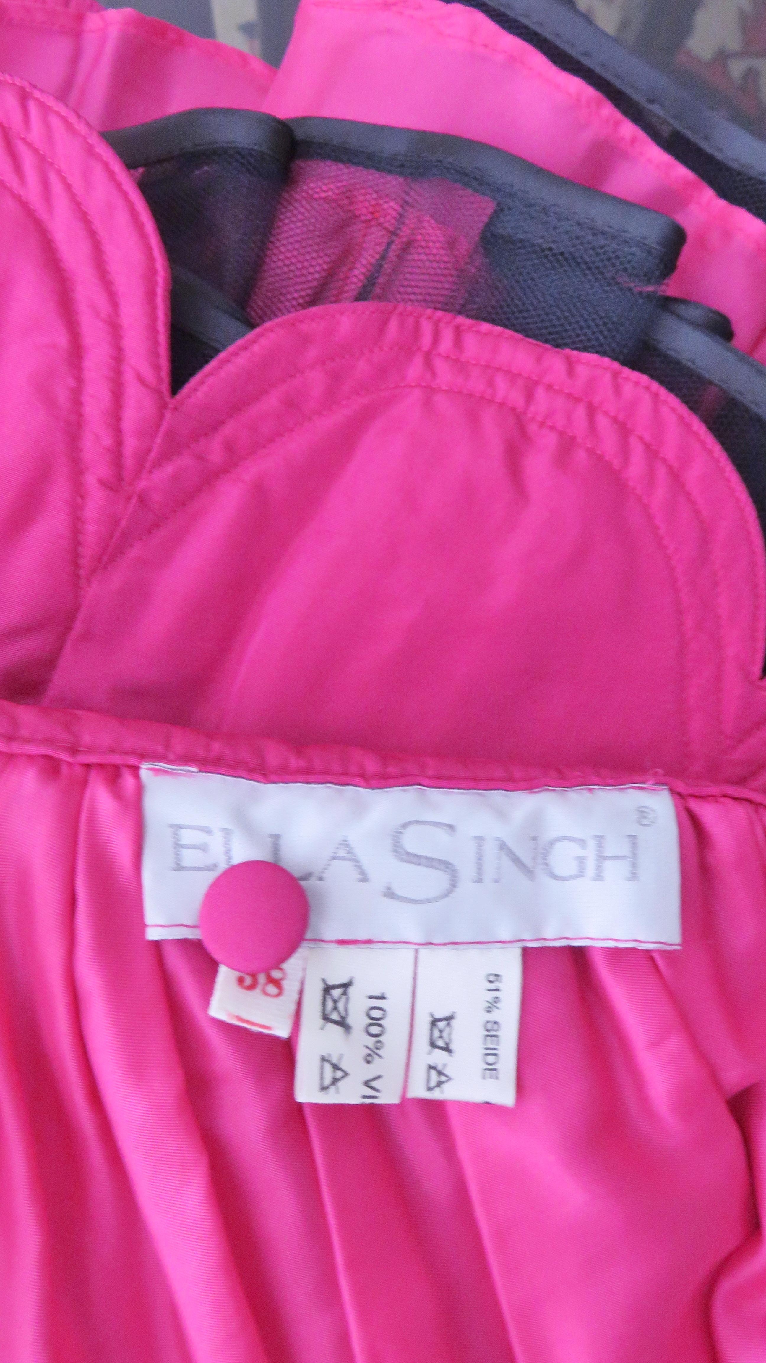 Ella Singh New Silk Full Skirt with Scallop Hem 13