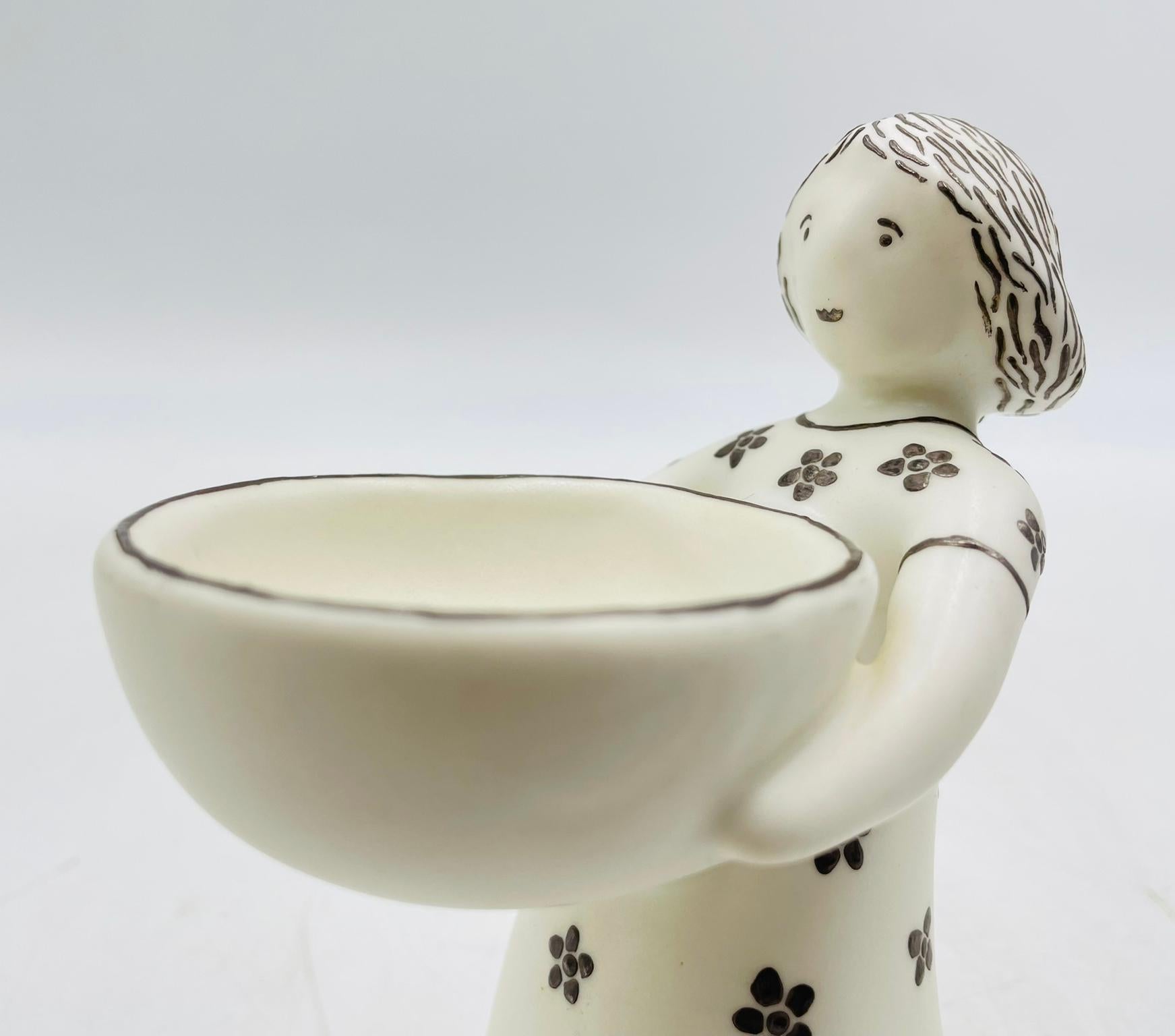 “Ella y Él” Porcelain & Pure Silver Sculptures by Emilia Castillo, 1995 For Sale 6