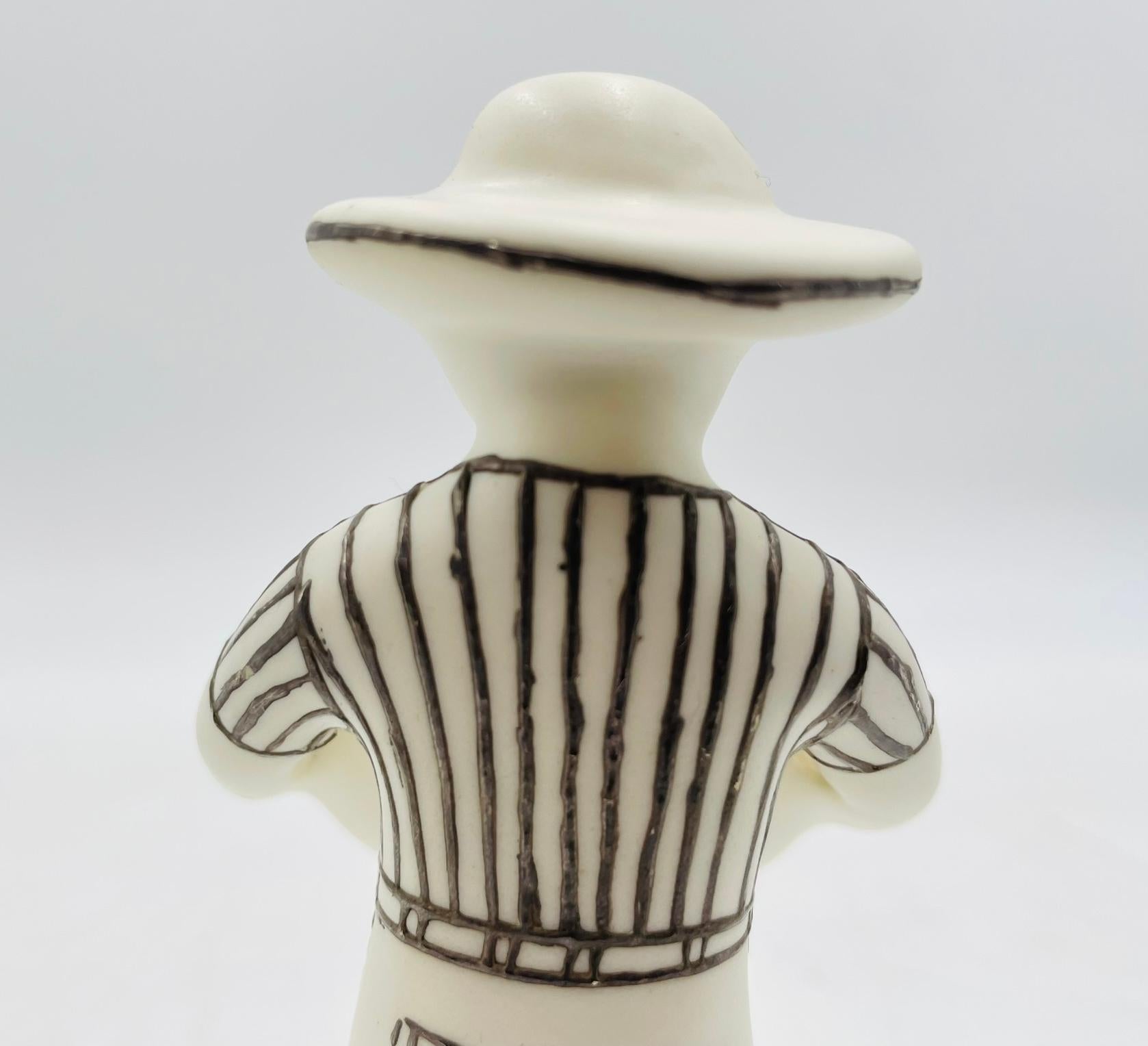 “Ella y Él” Porcelain & Pure Silver Sculptures by Emilia Castillo, 1995 For Sale 11
