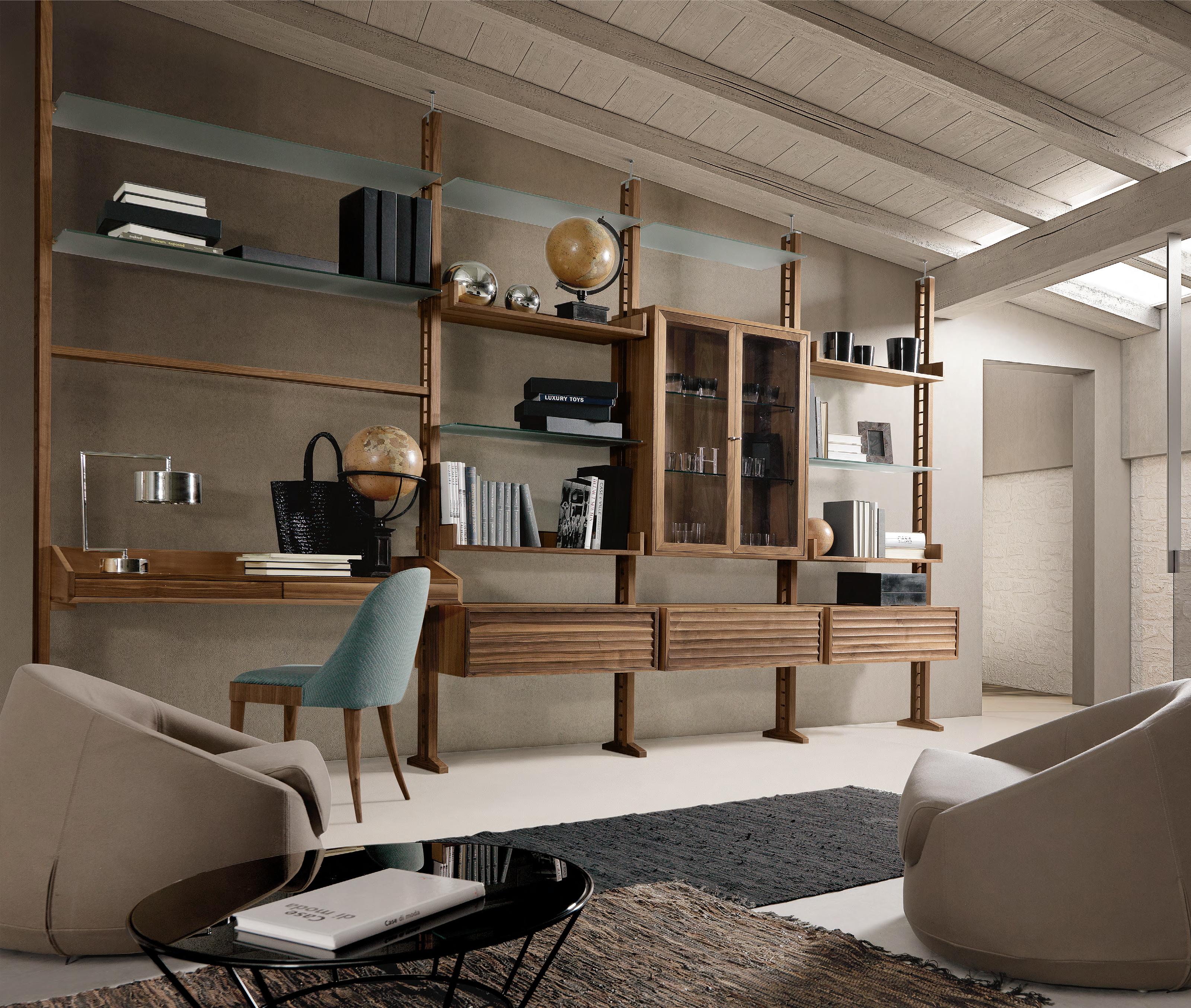 Italian Elle C 90 Bookcase by Dale Italia For Sale