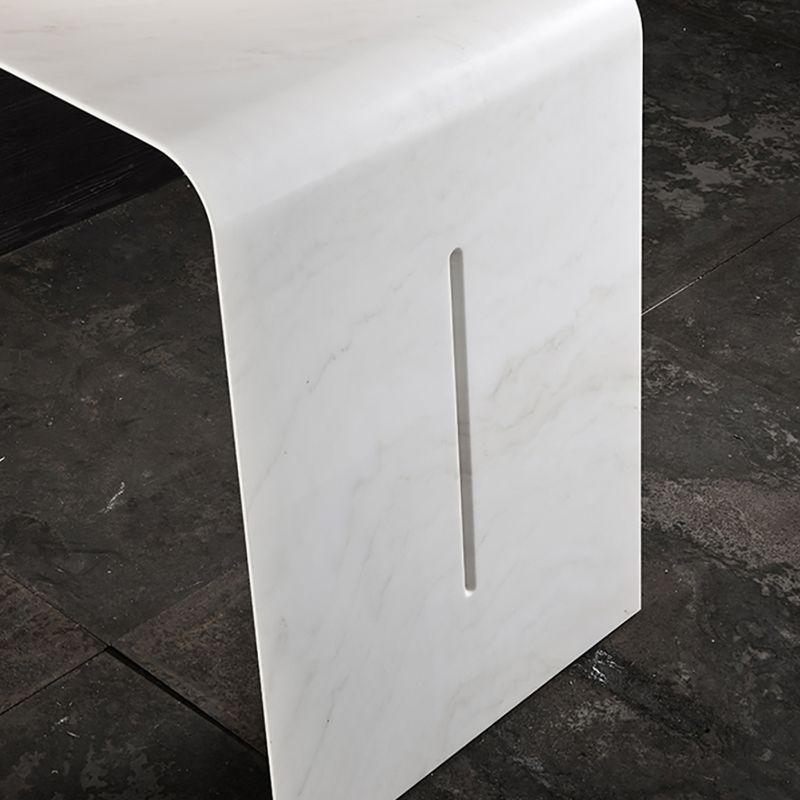 The embodiment of refined elegance, this elegant design by Eve Marie Larquetoux Architect is a sleek and clean side table that will effortlessly decorate any contemporary or classic decor alike. It can be used as a small desk or bistro table, based