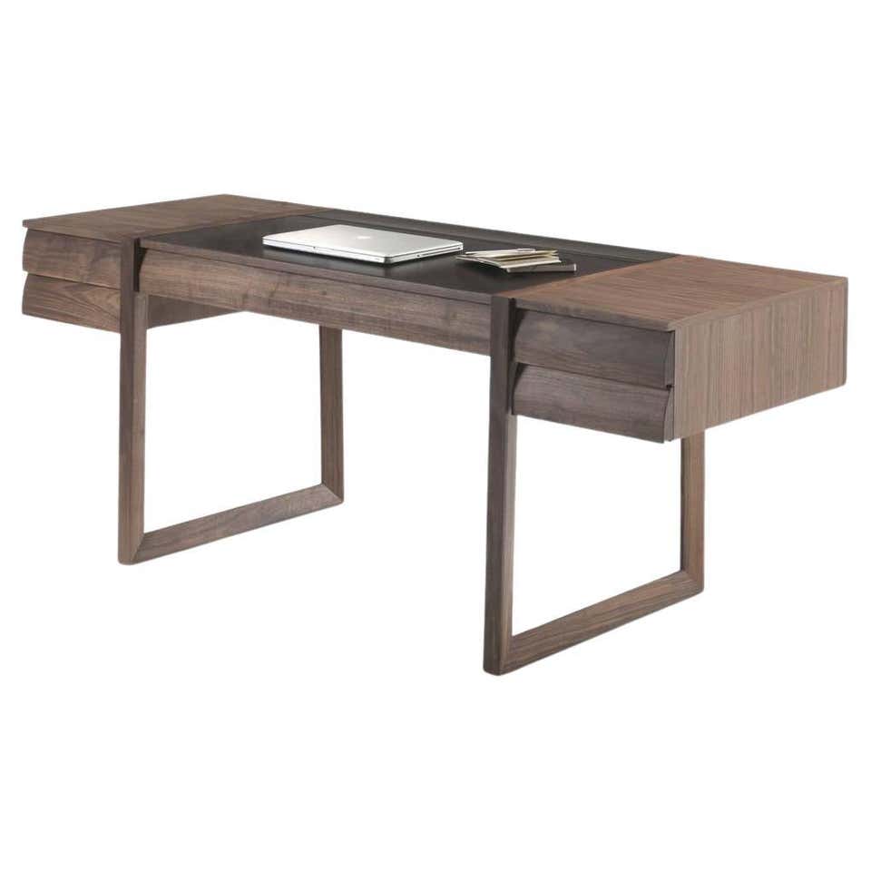 Modern Walnut Office Desk at 1stDibs | walnut office furniture