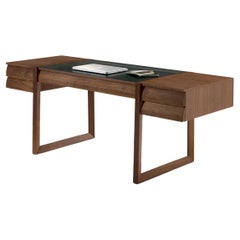 Elle Ecrit Wood Writing Desk, Designed by Jamie Durie, Made in Italy 