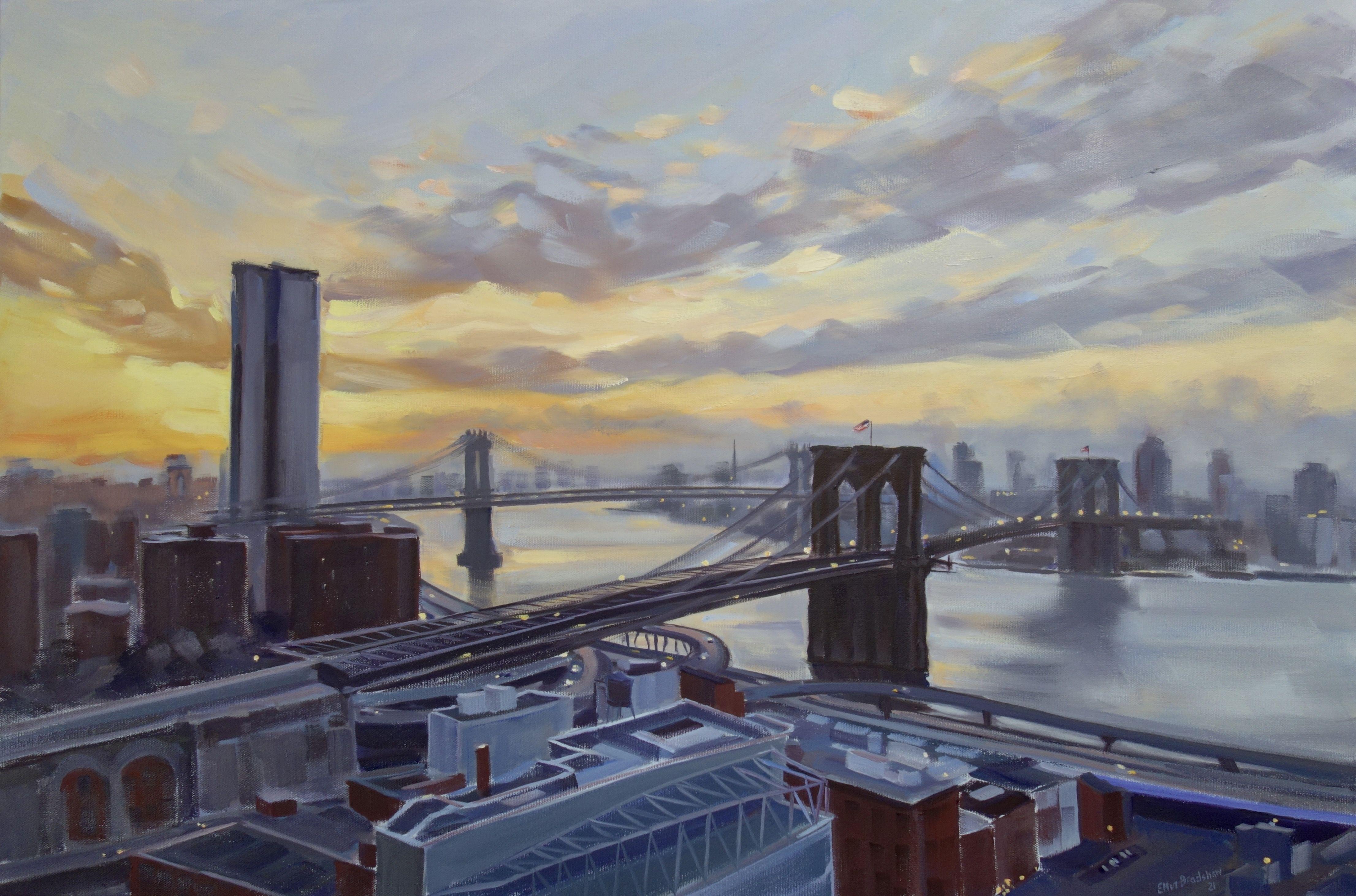 Despertar, Pintura, Óleo sobre lienzo - Painting de Ellen Bradshaw