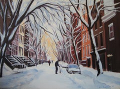 Charles St, Painting, Oil on Canvas