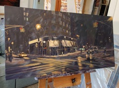 Stormy Night, Tribeca, Painting, Oil on Canvas