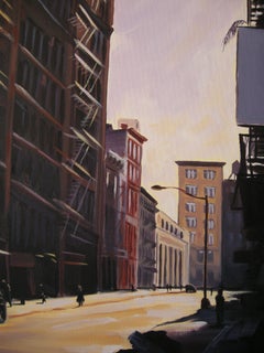 Sunlight, Lispenard St, Painting, Oil on Canvas