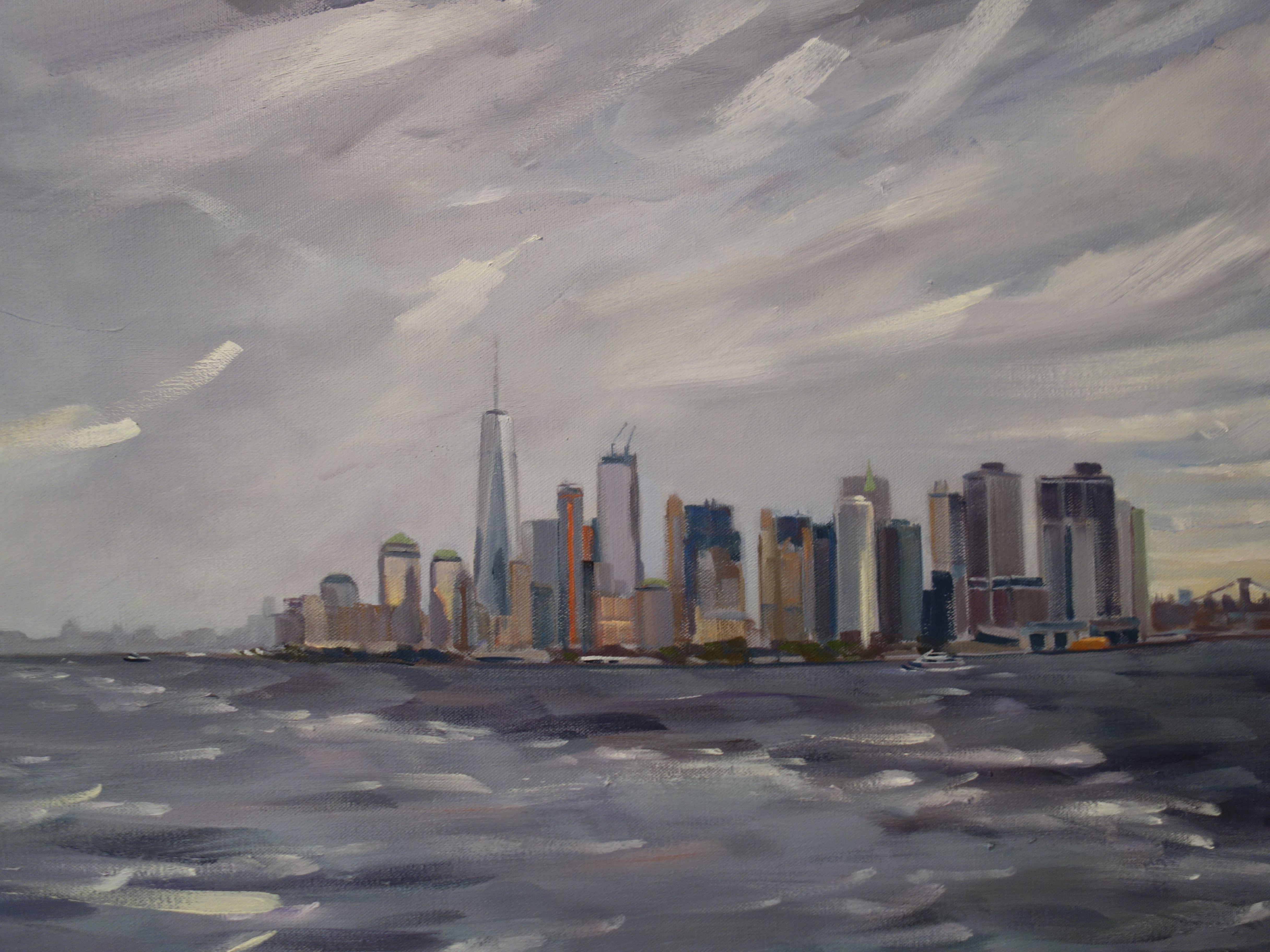 Tempestoso, Pittura, Olio su tela in vendita 2