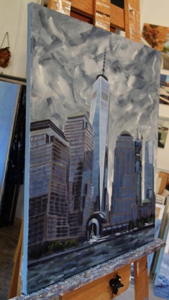 Weathering the Storm, Painting, Oil on Canvas