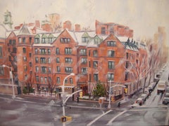 Wintertime, General Theological Seminary, Painting, Oil on Canvas