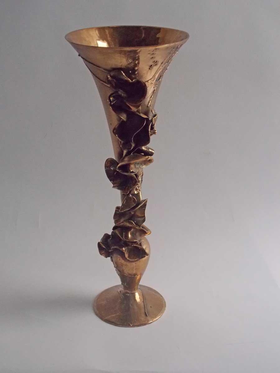 Italian Ellen Brenner-Sorensen Bronze Vase