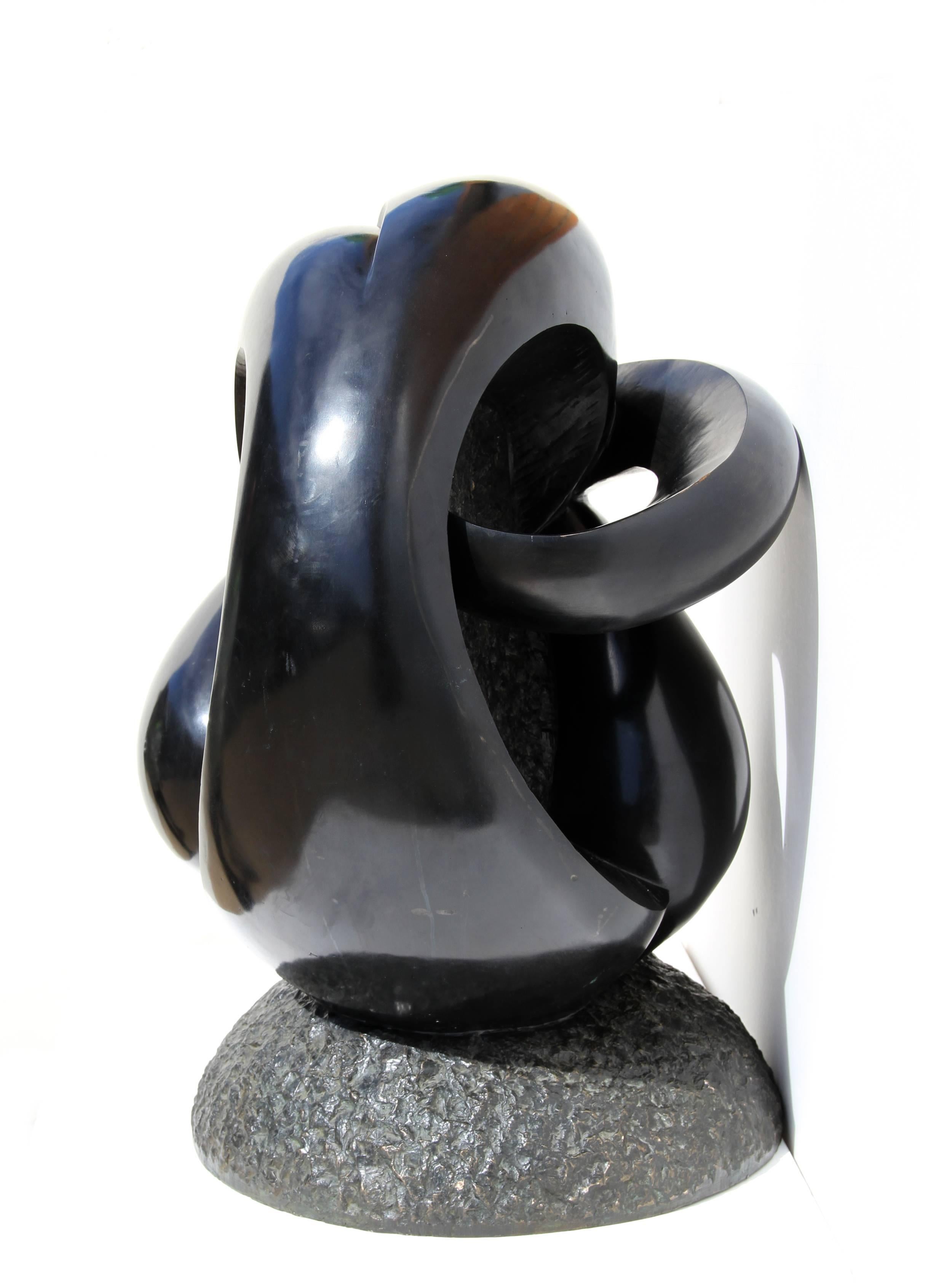 Grande sculpture abstraite en bronze d'Ellen Brenner-Sorensen en vente 3