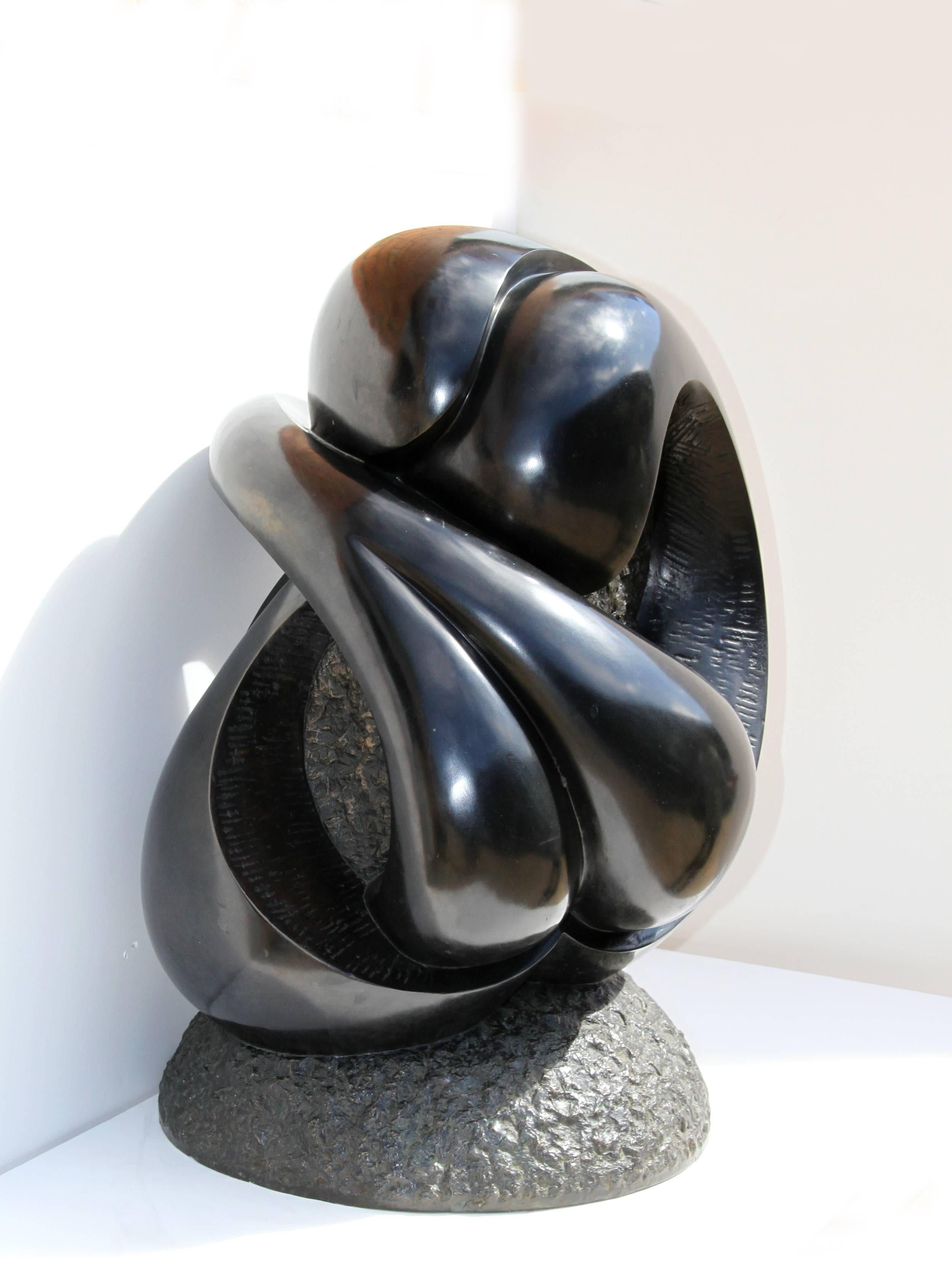 Grande sculpture abstraite en bronze d'Ellen Brenner-Sorensen en vente 5