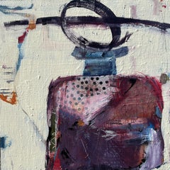 Essential Accessory IV, Mixed Media on Wood Panel