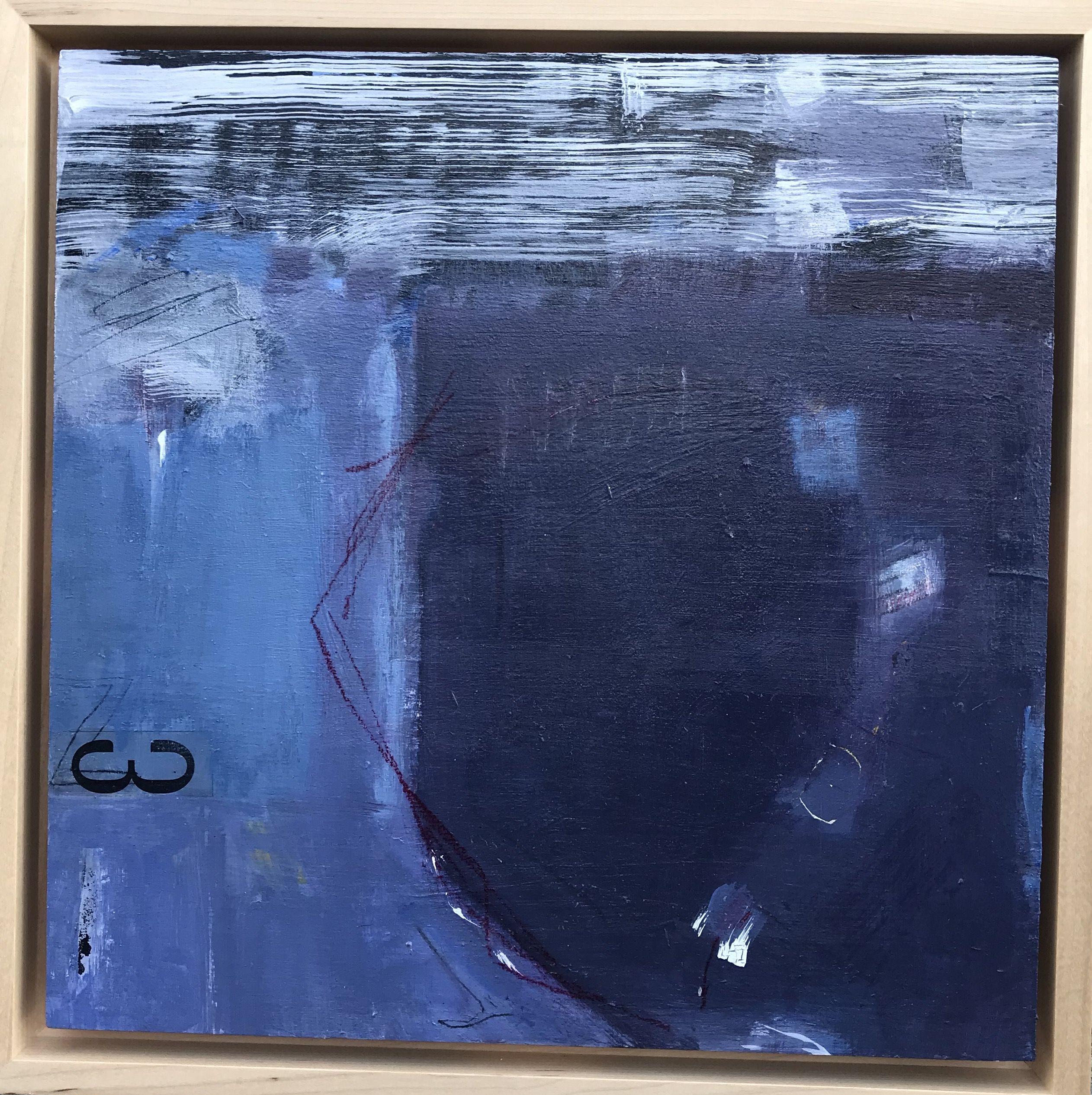 Uno es Tres, Pintura, Acrílico sobre Panel de Madera - Painting de Ellen Brooks