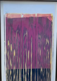 2 Large Format Abstract Unique Color Photo Polaroid Pulls Ellen Carey Photograph